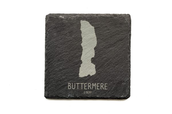 Buttermere Shaded Slate Coaster Square