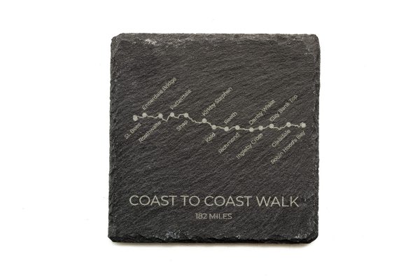 Coast to Coast Walk Slate Coaster