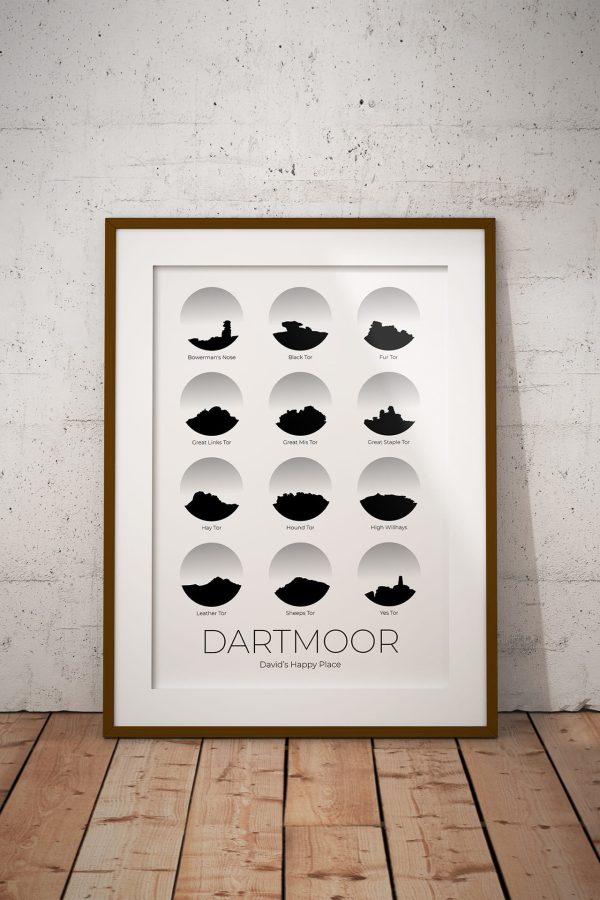 Dartmoor Personalised Print Example