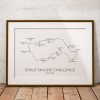 Edale Skyline Challenge Art Print