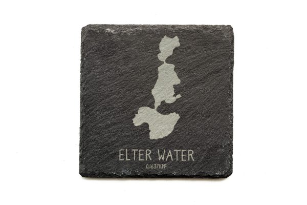 Elter Water Shaded Slate Coaster Square