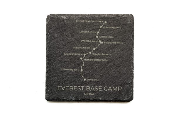 Everest Base Camp Trek Slate Coaster