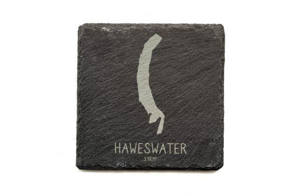 Haweswater Shaded Slate Coaster Square