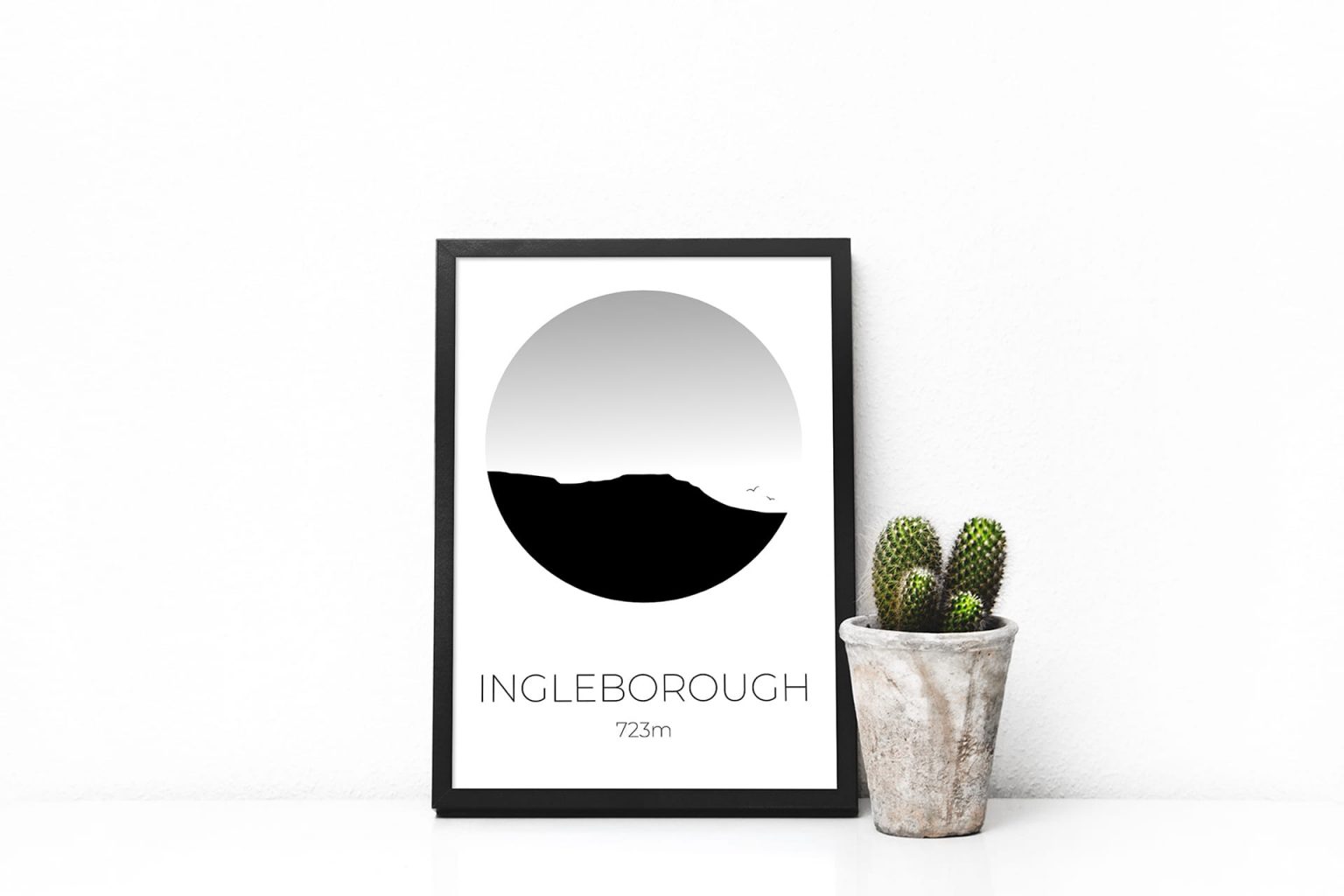 Yorkshire Three Peaks Challenge Art Print Set In from the Wild