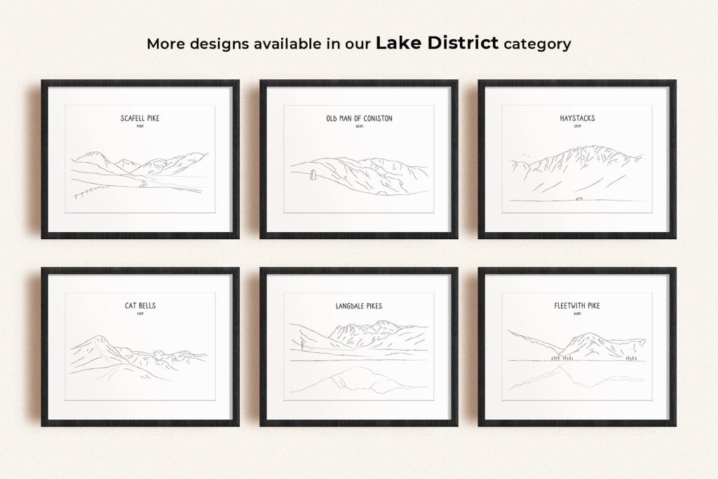 Lake District Mountain Art Print - In from the Wild