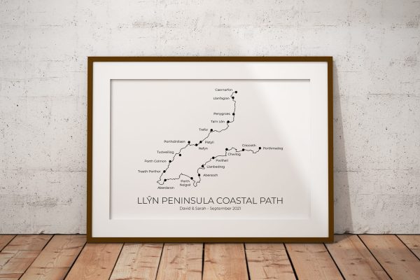 Llŷn Peninsula Coastal PathPersonalised Print Example