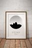 Mount Fitz Roy Silhouette Art Print - In from the Wild