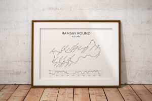 Ramsay Round art print in a picture frame
