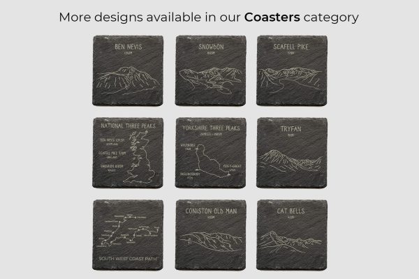 In from the Wild Slate Coasters Collection