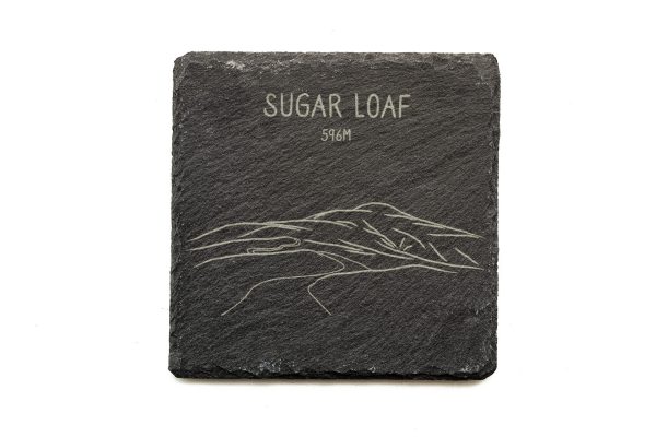 Sugar Loaf Slate Coaster Square
