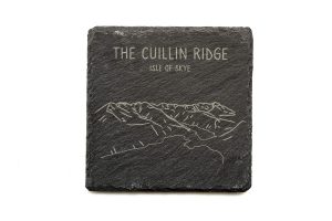 The Cuillin Ridge Slate Coaster Square